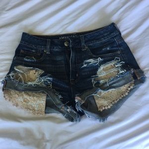 American Eagle Hi- Rise Festival Shorts